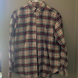 Ralph Lauren Classic Fit Plaid Flannel Button Down Shirt